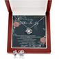 Love Knot Jewelry Set To Mother In Law | Custom Heart Design