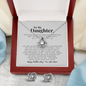 Mother's Day Love Knot Jewelry Set-Custom Heart Design