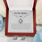 Love Knot Jewelry Set for Sister | Custom Heart Design