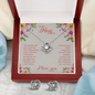 Love Knot Jewelry Set for Mom | Custom Heart Design