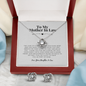 Love Knot Jewelry Set for Mother In Law | Custom Heart Design