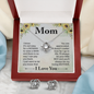 Love Knot Jewelry Set for Mom, from Son | Custom Heart Design