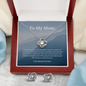 Love Knot Jewelry Set for Mom | Custom Heart Design