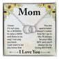 Mom Circle Necklace-It's not easy | Custom Heart Design