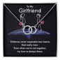 Girlfriend Silver Necklace, Modern Jewelry, Circle Necklace | Custom Heart Design