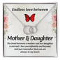 Sentimental Silver Perfect Pair Necklace for  Mom & Daughter