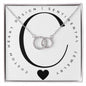 Daughter Circle Necklace, Contemporary Daughter Necklace, Modern Necklace for Daughter | Custom Heart Design
