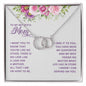 Mom Circle Necklace-There's like no other | Custom Heart Design