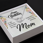 Happy Birthday to my beautiful Mom-Perfect Pair Necklace - Custom Heart Design