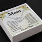 Mom Circle Necklace-It's not easy | Custom Heart Design