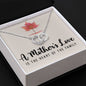 Mom Circle Necklace-A mother's love | Custom Heart Design