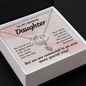 To Bonus Daughter, My world is a brighter place-Perfect Pair Necklace - Custom Heart Design