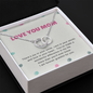 Mom, there's joy in your smile-Perfect Pair Necklace - Custom Heart Design