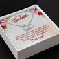 To My Soulmate, Each day with you my life gets better-Perfect Pair Necklace - Custom Heart Design