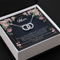 Mom Circle Necklace-Forever grateful | Custom Heart Design