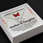Mother & Daughter have endless love-Perfect Pair Necklace - Custom Heart Design