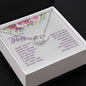 Mom Circle Necklace-There's like no other | Custom Heart Design