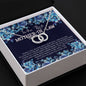 Mother in law Circle Necklace-Thank you for welcoming me | Custom Heart Design