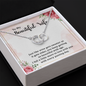To My Wife, I fall a little more in love with you with every passing day-Perfect Pair Necklace - Custom Heart Design