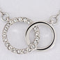 to my beautiful wife - love you now Wife Circle Necklace, Silver Circle Necklace. Sentimental Necklace - Custom Heart Design
