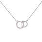 Daughter Circle Necklace, Contemporary Daughter Necklace, Modern Necklace for Daughter | Custom Heart Design