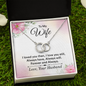 To My Wife, Forever and Always-Perfect Pair Necklace - Custom Heart Design
