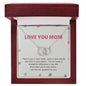 Mom Circle Necklace-Joy in your smile | Custom Heart Design
