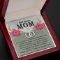 To Best Bonus Mom-Perfect Pair Necklace - Custom Heart Design