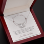 Daughter, Follow your dreams, From Mom & Dad-Perfect Pair Necklace - Custom Heart Design