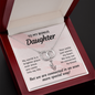 To Bonus Daughter, My world is a brighter place-Perfect Pair Necklace - Custom Heart Design