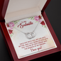 To My Soulmate, Each day with you my life gets better-Perfect Pair Necklace - Custom Heart Design