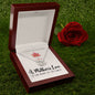 Mom Circle Necklace-A mother's love | Custom Heart Design