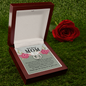 To Best Bonus Mom-Perfect Pair Necklace - Custom Heart Design