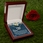To My Sister, There's no better friend than a sister-Perfect Pair Necklace - Custom Heart Design