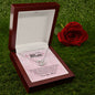 Mom Circle Necklace-The greatest mom | Custom Heart Design