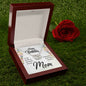 Mom Circle Necklace- Brilliant, beautiful strong, amazing Mom | Custom Heart Design