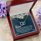 To My Sister, There's no better friend than a sister-Perfect Pair Necklace - Custom Heart Design