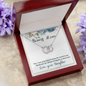 To my Bonus Mom, From Daughter-Perfect Pair Necklace - Custom Heart Design