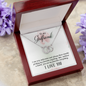 Girlfriend Silver Necklace, Modern Jewelry, Circle Necklace | Custom Heart Design