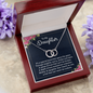 Mother & Daughter their hearts as one-Perfect Pair Necklace - Custom Heart Design