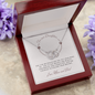 Daughter, Follow your dreams, From Mom & Dad-Perfect Pair Necklace - Custom Heart Design