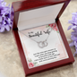 To My Wife, I fall a little more in love with you with every passing day-Perfect Pair Necklace - Custom Heart Design