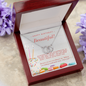 Happy Birthday Beautiful - Perfect Pair Circle Necklace for Women - Custom Heart Design