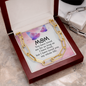 Mom-I have loved you my whole life-Forever Linked Necklace - Custom Heart Design