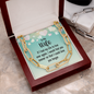 To My Wife, If I had my life to live over again-Forever Linked Necklace - Custom Heart Design