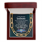 To My Beautiful Soulmate-Forever Linked Necklace - Custom Heart Design