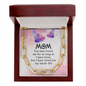 Mom-I have loved you my whole life-Forever Linked Necklace - Custom Heart Design