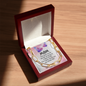 Mom-I have loved you my whole life-Forever Linked Necklace - Custom Heart Design