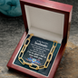 To My Beautiful Soulmate-Forever Linked Necklace - Custom Heart Design