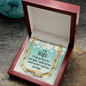To My Wife, If I had my life to live over again-Forever Linked Necklace - Custom Heart Design